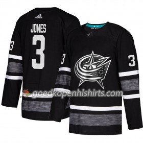 Columbus Blue Jackets Seth Jones 3 2019 All-Star Adidas Zwart Authentic Shirt - Mannen